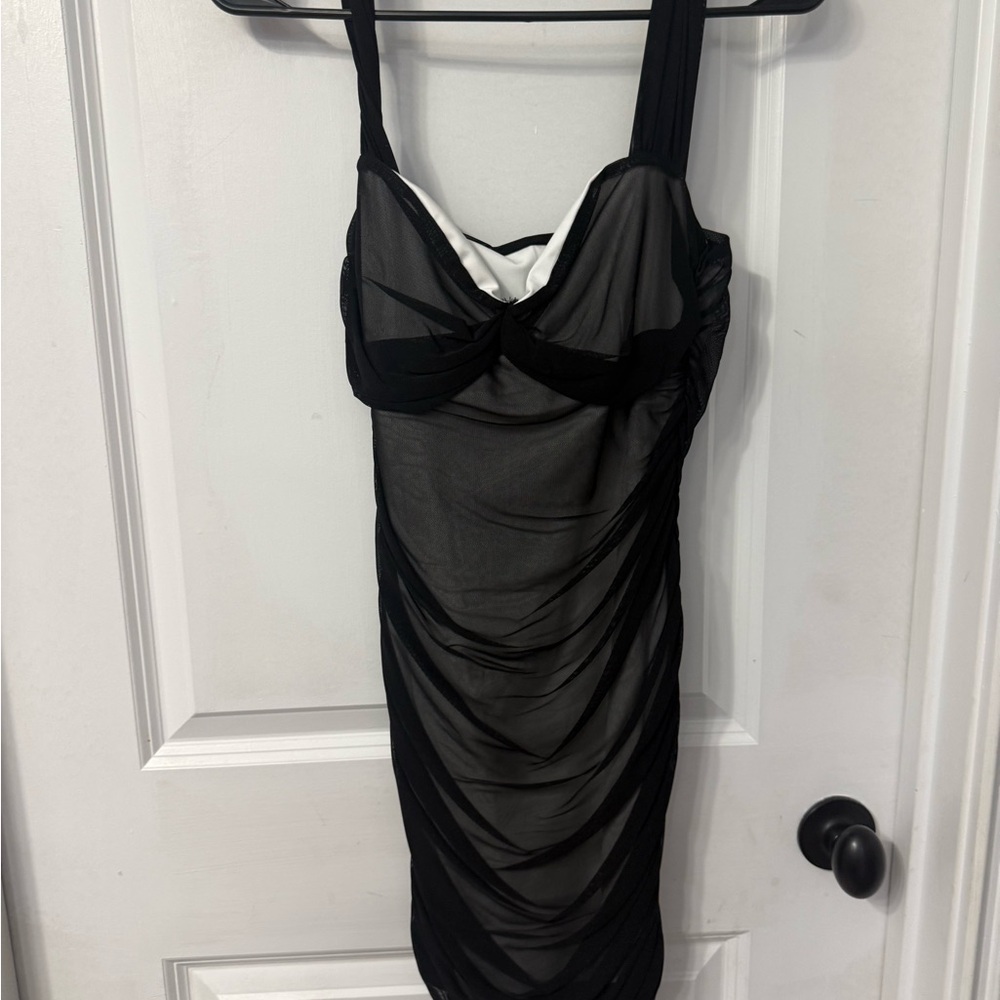 SHEIN Black Mini Dress